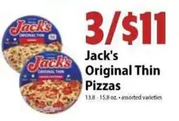 Festival Foods Jack's Original Thin Pizzas offer