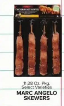 Food Lion Marc Angelo Skewers offer