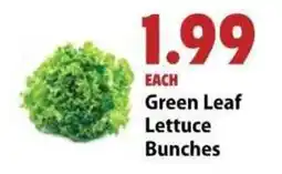 Festival Foods Green Leaf Lettuce Bunches offer