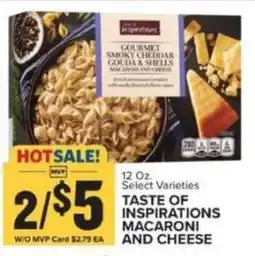 Food Lion Taste of Inspirations Macaroni and Cheese offer
