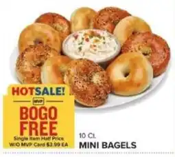 Food Lion MVP mini bagels offer