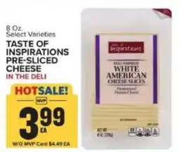 Food Lion Taste of Inspirations White American Cheese Slices offer