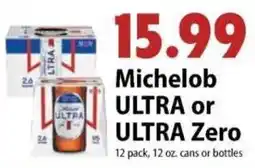 Festival Foods Michelob Ultra or Ultra Zero offer