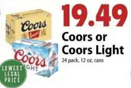 Festival Foods Coors or Coors Light offer