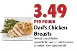 Festival Foods Dad's Chicken Breasts offer