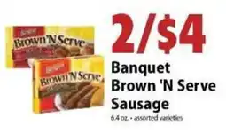 Festival Foods Banquet Brown 'N Serve Sausage offer
