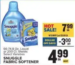 Food Lion Snuggle fabric softener offer