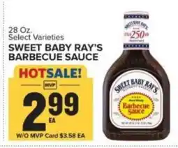 Food Lion Sweet Baby Ray's Barbecue Sauce offer