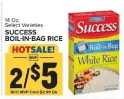 Food Lion Success boil-in-bag rice offer