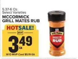 Food Lion McCormick grill mates rub offer