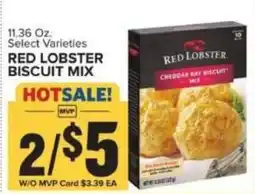 Food Lion Red Lobster cheddar bay biscuit mix offer