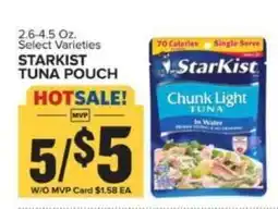 Food Lion Starkist tuna pouch offer