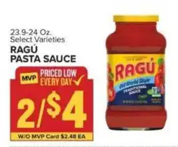 Food Lion Ragu pasta sauce offer