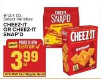 Food Lion Cheez-it or Cheez-it Snap'd offer