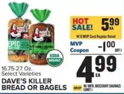 Food Lion Dave's Killer Bread or Bagels offer