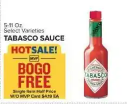 Food Lion Tabasco Sauce offer