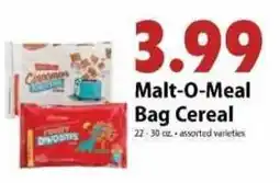 Festival Foods Malt-O-Meal Bag Cereal offer