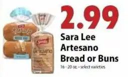 Festival Foods Sara Lee Artesano Bread or Buns offer