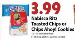 Festival Foods Nabisco Ritz Toasted Chips or Chips Ahoy! Cookies offer