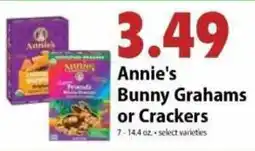 Festival Foods Annie's Bunny Grahams or Crackers offer