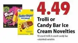 Festival Foods Trolli or Candy Bar Ice Cream Novelties offer