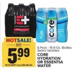 Food Lion Core Hydration Or Essentia Water offer