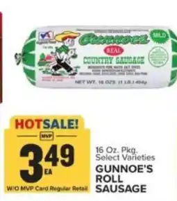 Food Lion Gunnos's roll sausage offer