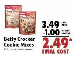Festival Foods Betty Crocker cookie mixes offer