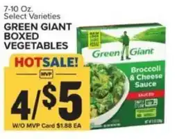 Food Lion Green Giant boxed vegetables offer