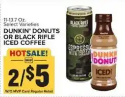 Food Lion Dunkin' Donuts or Black Rifle Iced Coffee offer