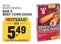 Food Lion Bar S beef corn dogs offer