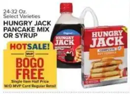 Food Lion Hungry Jack pancake mix or syrup offer