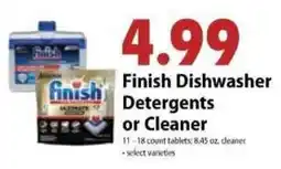 Festival Foods Finish Dishwasher Detergents or Cleaner offer