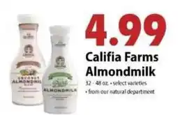 Festival Foods Califia Farms Almondmilk offer