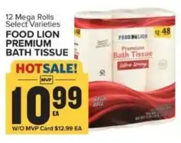 Food Lion Food Lion premium bath tissue offer