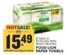 Food Lion Food Lion Paper Towels offer
