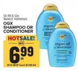 Food Lion Ogx shampoo or conditioner offer