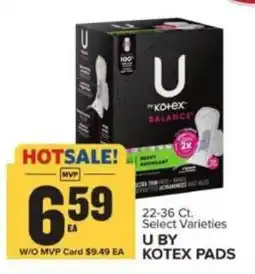 Food Lion U by Kotex Pads offer