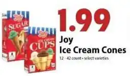 Festival Foods Joy ice cream cones offer