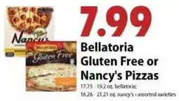 Festival Foods Bellatoria Gluten Free or Nancy's Pizzas offer
