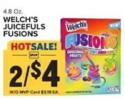 Food Lion Welch's juicefusions offer