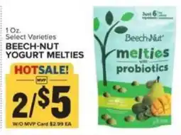 Food Lion Beech-Nut Yogurt Melties offer