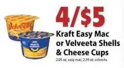 Festival Foods Kraft Easy Mac or Velveeta Shells & Cheese Cups offer