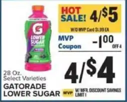 Food Lion Gatorade Lower Sugar offer