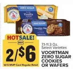 Food Lion Voortman Zero Sugar Cookies or Wafers offer