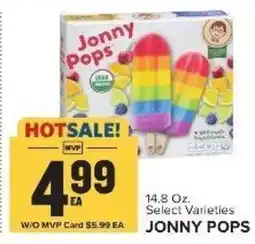 Food Lion Jonny Pops offer