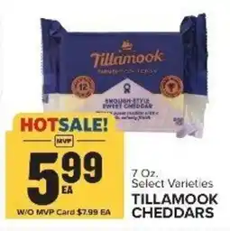 Food Lion Tillamook cheddars offer
