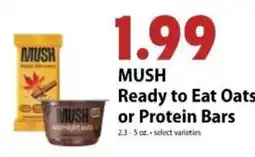 Festival Foods Mush Ready to Eat Oats or Protein Bars offer