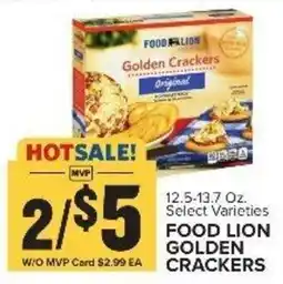 Food Lion Food Lion Golden Crackers offer