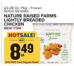 Food Lion Nature raised farms lightly breaded chicken offer